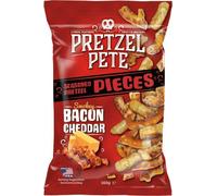 Pretzel Pieces Smokey Bacon Cheddar épicé délicieux snack 160g