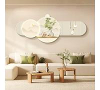 PreuepltrMa Art Mural 3D LED, Décoration Murale 3D avec LED Paysage Montagne avec Haute Efficacité RT Mural Luxueux pour Salon entrée(C,120 * 50cm/47.24"*19.69"in)