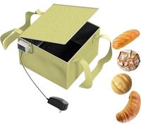 Preuve à pâte avec chauffage - Boîte pliable pour la fabrication de pain, yaourt et savon - Chauffage à basse température pour pains au levain et pains artisanaux
