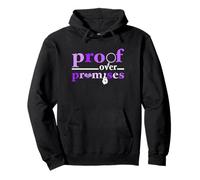 Preuve de Couleur Violette sur Les promesses, graphisme Violet Sweat à Capuche