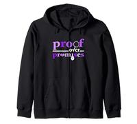 Preuve de Couleur Violette sur Les promesses, graphisme Violet Sweat à Capuche
