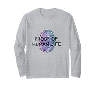 Preuve de Vie Humaine Empreinte Digitale Graphique Manche Longue