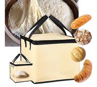 Preuve pâte 50 L avec chauffage + poignée - 3 réglages de vitesse - Outil de fabrication du pain réutilisable - Parfait pour faire du pain, du yaourt, du natto - Chauffage à basse température - Boîte