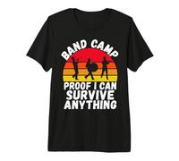 Preuve Que Je Peux survivre Tout Band Camp T-Shirt Haut de Gamme