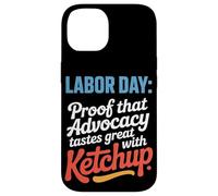 Preuve que le plaidoyer a bon goût avec la fête du travail au ketchup Coque pour iPhone 14