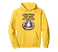 Preuve vivante que les siestes sont une forme d'art pour les amoureux des chats Sweat à Capuche