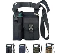 Prevalente Shoulder Bag, Shoulders Bags With Water Bottle Holder, Sports Workout Crossbody, For Workout Going Sports (Black)