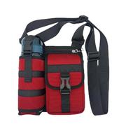 Prevalente Shoulder Bag with Water Bottle Holder, Prevalentn Shoulder Bag, Sports Bags Crossbody for Climbing and Hiking (Red)