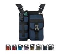 Prevalentn Shoulder Bag, Shoulder Bags With Water Bottle Holder, For Outdoor sports, fitness (Dark Blue)