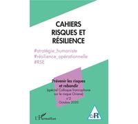 Prévenir les risques et rebondir Cahiers Risques et Résilience n°2 - Gilles Teneau - L'harmattan - broché - Revue