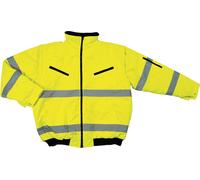 PREVENT Blouson aviateur de signalisation taille L jaune 100 % PES