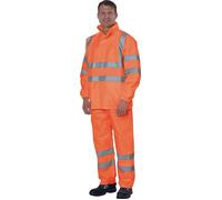 Asatex Pantalon de pluie de signalisation taille L orange 100 % PES PREVENT Quantité:1