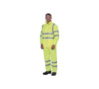 PREVENT Pantalon de pluie de signalisation taille XL jaune 100 % PES