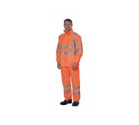 Asatex Veste de pluie de signalisation taille M orange 100 % PES PREVENT Quantité:1