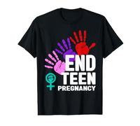 Prévention de Grossesse pour Adolescents - Fin de Grossesse T-Shirt Graphique avec Valeur