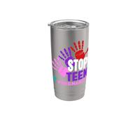 Prévention de grossesse pour adolescents - Stop Teen Pregnancy Gobelet isotherme en acier inoxydable double paroi