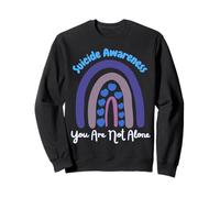 Prévention de la Sensibilisation au Suicide Rainbow You are Not Alone Love Sweatshirt