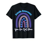 Prévention de la Sensibilisation au Suicide Rainbow You are Not Alone Love T-Shirt Graphique avec Valeur