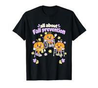 Prévention des Chutes Exercices de mobilité infirmière Automne T-Shirt Graphique avec Valeur