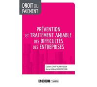 Prevention des difficultes des entreprises - Corinne Saint-Alary-Houin - Lgdj - broché - Etude