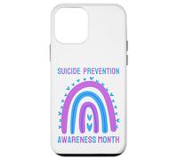 Prévention du Suicide en Forme de cœur Arc-en-Ciel pour Maman, Papa, garçon, Fille Coque pour iPhone 12 Mini