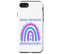 Prévention du Suicide en Forme de cœur Arc-en-Ciel pour Maman, Papa, garçon, Fille Coque pour iPhone SE (2020) / 7/8
