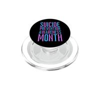 Prévention du Suicide en Forme de cœur Arc-en-Ciel pour Maman, Papa, garçon, Fille PopSockets PopGrip pour MagSafe
