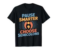 Prévention du Suicide par Point-Virgule Pause Smarter T-Shirt