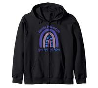 Prévention du Suicide Rainbow You are Not Alone Kid Garçons Filles Sweat à Capuche
