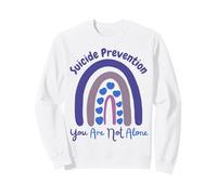 Prévention du Suicide Rainbow You are Not Alone Kid Garçons Filles Sweatshirt