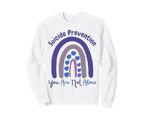 Prévention du Suicide Rainbow You are Not Alone Kid Garçons Filles Sweatshirt