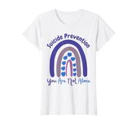Prévention du Suicide Rainbow You are Not Alone Kid Garçons Filles T-Shirt Graphique avec Valeur