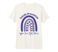 Prévention du Suicide Rainbow You are Not Alone Kid Garçons Filles T-Shirt Haut de Gamme