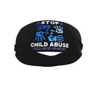 Prévention Et Sensibilisation À La Maltraitance Infantile Unisexe Headband Élastique Bandeau Cheveux Absorbe La Transpiration Serre Tete pour Yoga Fitness Sport