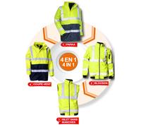 Prévention parka 4 en 1LMA haute visibilité - 5002
