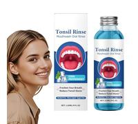 Prévention Rince-Bouche - Enleveur d'Odeurs pour une Plus Fraîche - Bain De Bouche Sensible 120ml pour Bouche Sèche, Mauvaise, Soins Gingivaux, Adultes, Maison et Nuit
