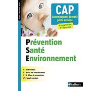 Prévention Santé Environnement - CAP Accompagnant Educatif Petite enfance - 2017