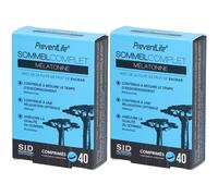 PreventLife Sommeil Complet Mélatonine Comprimé(S) 2x40 pc(s)