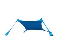 Prevents Sunburn Injuries, Beach Canopy Sun Shade Tent -Adjustable Support Rod Shelter, 210x150x170cm Footprint + 1.7kg Lightweight Pack, Flexible Nylon Fabric Blend - for Parks & Sand