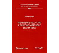 Prevenzione della crisi e gestione sostenibile dell’impresa