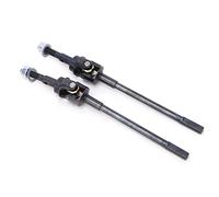 Prevessel Arbre D'entraînement Universel CVD Avant pour Voiture SCX10 II 90046 90047 RC, Accessoire Pratique et Durable pour Un Meilleur Contrôle du Véhicule, adapté pour 4,2 Pouces en Acier Noir, 2