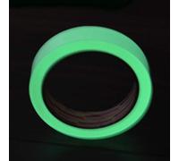 Prevessel Autocollant de Ruban Adhésif Fluorescent Lumineux, Ruban D'avertissement de sécurité Durable pour la Décoration de la Maison, 1 Pièce de 1 Cm X 3 Mètres, adapté à la visibilité Nocturne