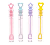 Prevessel Baguette à Bulles Colle à Bulles en Plastique Souffleur de Durable pour Enfants de 4 à 6 Ans Mini Taille 48 Pièces