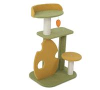 Prevessel Cadre d'escalade pour Chat Rain Forest Arbre à Chat Multifonctionnel Stable pour Chats D'intérieur, Ensemble de Jouets à Gratter pour Salon Chambre à Coucher, 18,1 X 14,2 X 29,5 Pouces