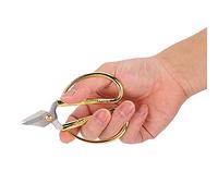 Prevessel Ciseaux à Poignée Délicate de Haute netteté pour Outil de Fabrication de Bijoux, Ciseaux en Acier Inoxydable Adaptés au Traitement des Bijoux