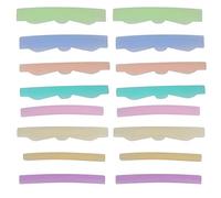 Prevessel Coussinet de Permanente pour Cils, Tiges de Recourbe Professionnelles en Silicone, Outil de Protection pour Utilisation en Salon, 8 Paires