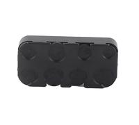 Prevessel Distributeur de Pièces de Monnaie Rectangulaires, Boîte de Rangement Pratique pour Voiture, Mini Porte-Monnaie, Organisateur, Design élégant pour Pièces de en Euros