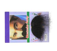 Prevessel Fausses Moustaches, Barbe Auto-adhésive Réaliste pour les Fêtes D'Halloween, Accessoires de Costume en Flanelle pour Adultes et Enfants