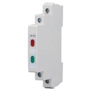 Prevessel Indicateur de Rail à LED Compact en Matériau PC, Voyant Miniature pour Boîtes de Distribution D'énergie 230 V AC DC pour Signal Lumineux de Télécommunication