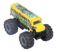 Prevessel Jouet de Bus Scolaire à Grandes Roues en Alliage Exquis, échelle 1:43, pour Enfants de Plus de 3 Ans (Graffitis Jaune)
